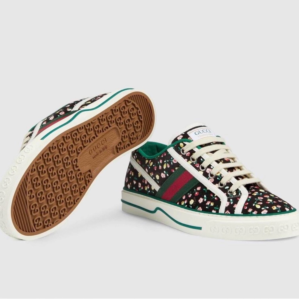 Gucci Floral Sneakers || Liberty of London x Gucci Tennis 1977